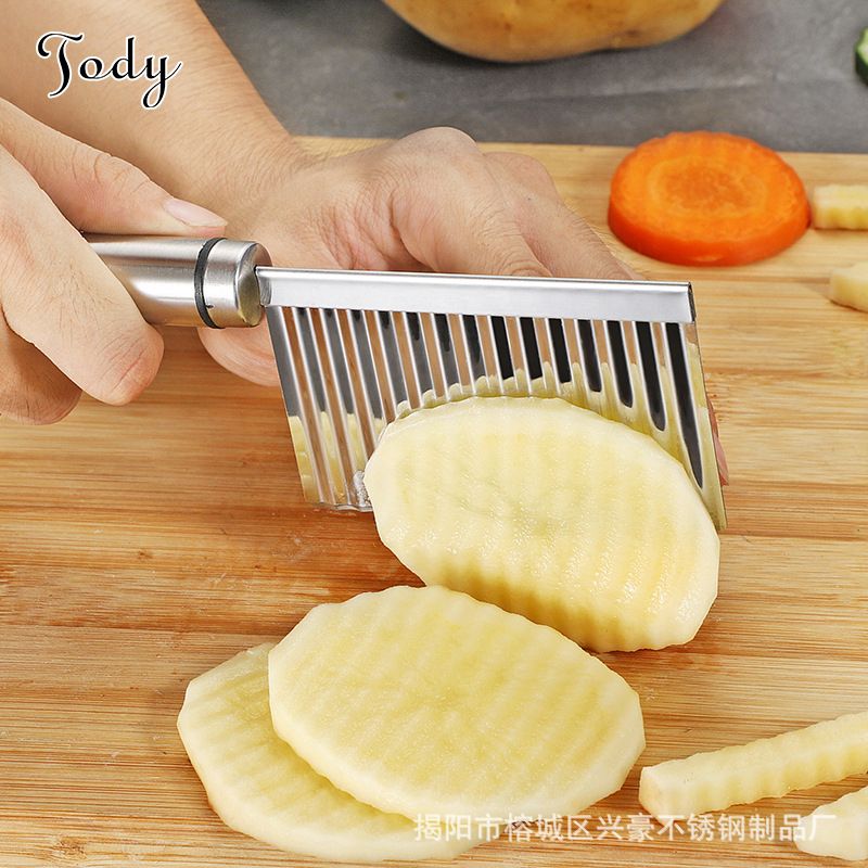 Slicer Fruits Vegetable Crinkle Wavy Cutter Quality Knife
