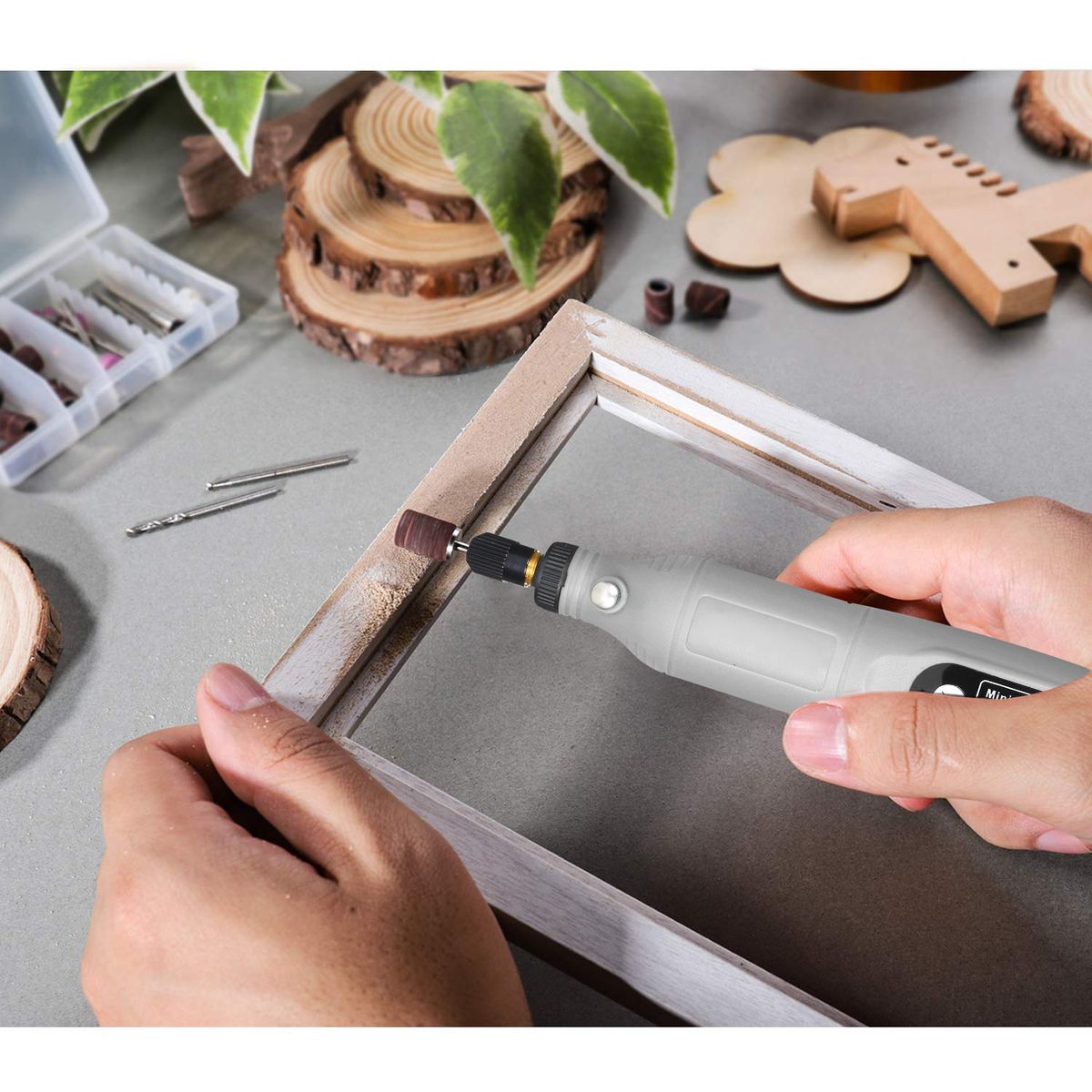 5-Speed Speed Speed Adjustment Mini Electric Grinder Tool