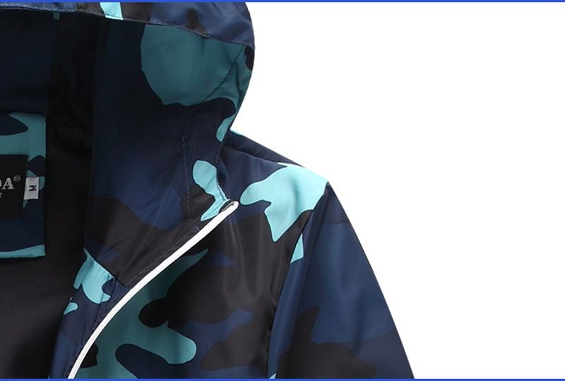 Sun Protective Anti UV Men Trip Outdoor Camping Hiking Tops Shirt Zipper Hooded Unisex Jacket