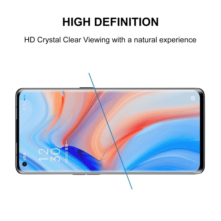 For OPPO Reno4 Pro Full Screen Tempered Film