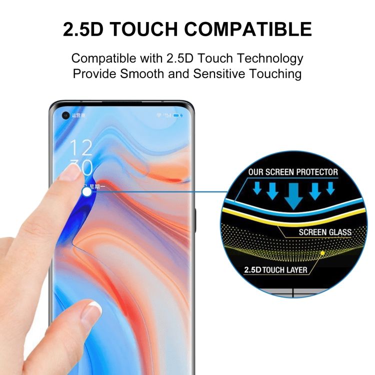 For OPPO Reno4 Pro Full Screen Tempered Film
