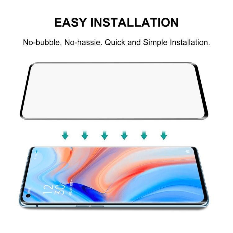 For OPPO Reno4 Pro Full Screen Tempered Film