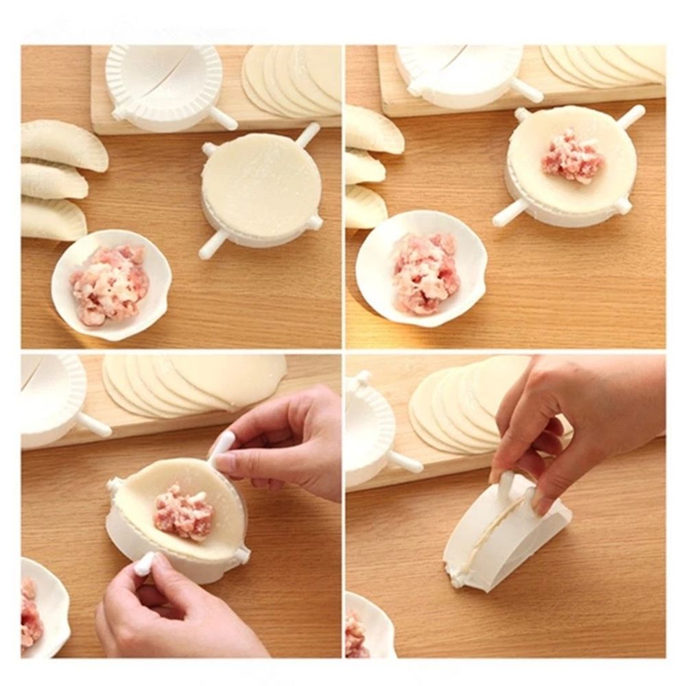 3pcs Dumpling Mold Dough Press Gadgets Kitchen Tool