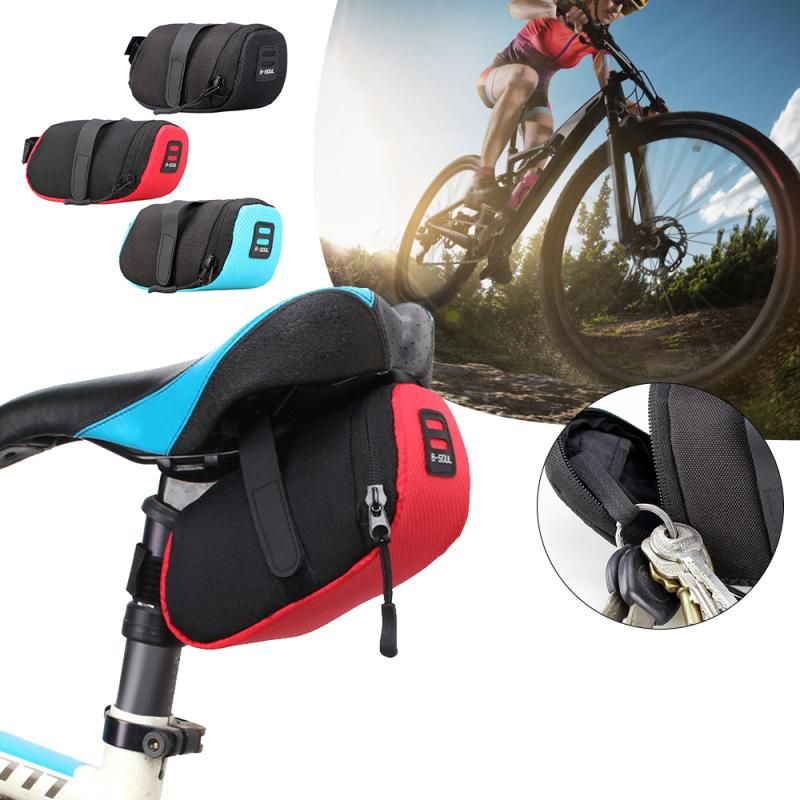 B-soul Bike Bags Nylon Waterproof Bycicle Saddle B
