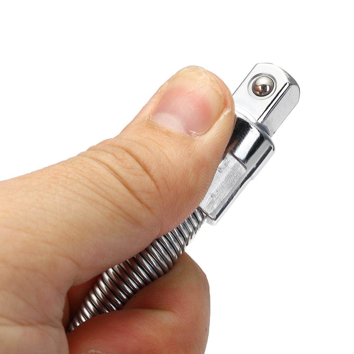 1/4" 200mm Drive Flexible Shaft Socket Extension Bar Adapter Ratchet Wrench 1 / 4 Square 150 Mm