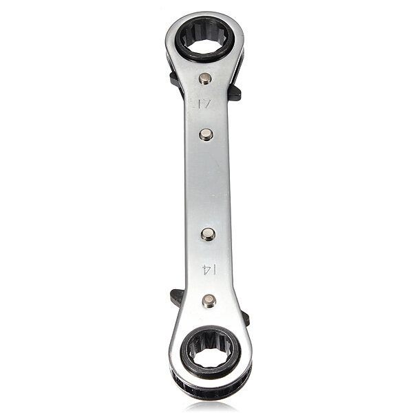 Ring Ratchet Spanner Wrench Set Repair Tools Metric 14mm X17mm 14x17