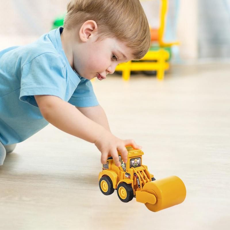 Construction Vehicles Toy Road Roller And er Toys Reusable Bulldozer Excavator Toy Road Roller er Car Pile Drive