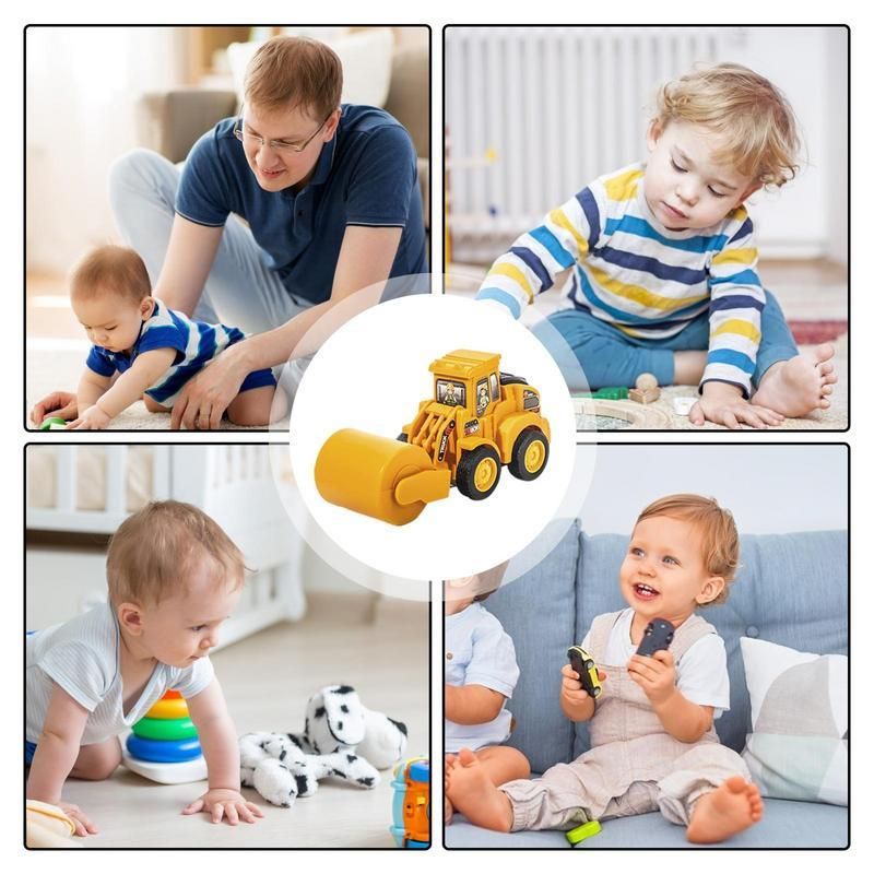 Construction Vehicles Toy Road Roller And er Toys Reusable Bulldozer Excavator Toy Road Roller er Car Pile Drive