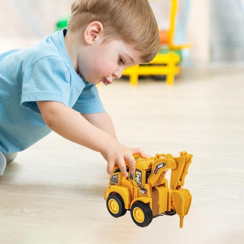 Construction Vehicles Toy Road Roller And er Toys Reusable Bulldozer Excavator Toy Road Roller er Car Pile Drive