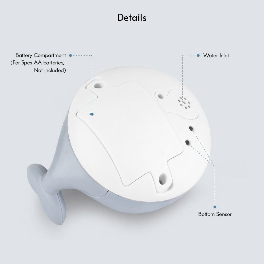 Baby Bath Toys Whale Automatic Spray Water Toy With LED