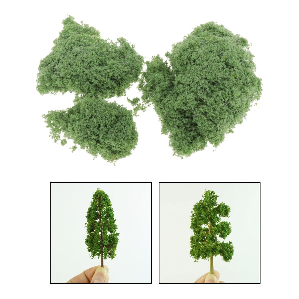 10g Static Grass Terrain  ,Green  Grass, Fairy Light Green