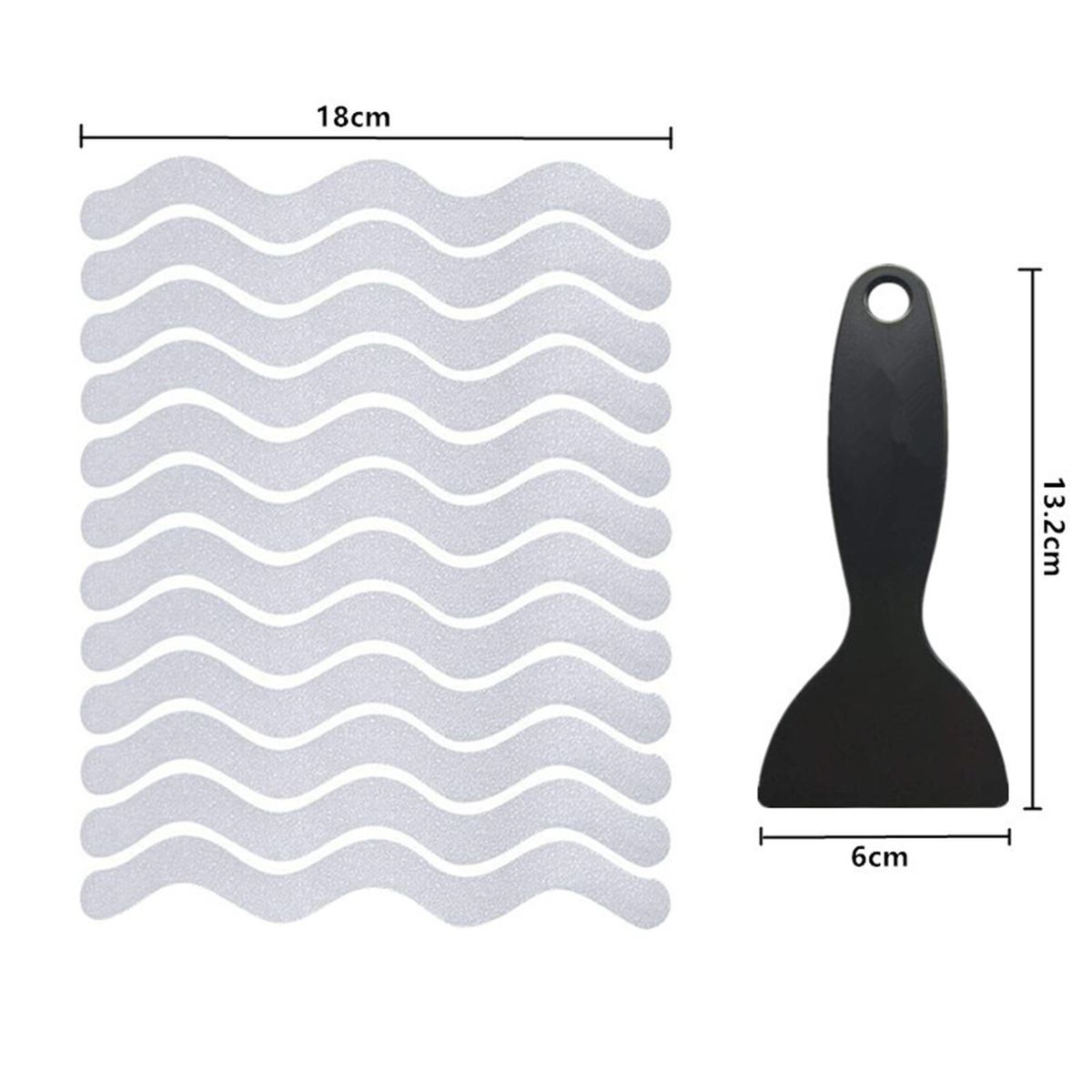 Bathtub Stickers 24 PCS Non-Slip Bath Stickers Safety Tub