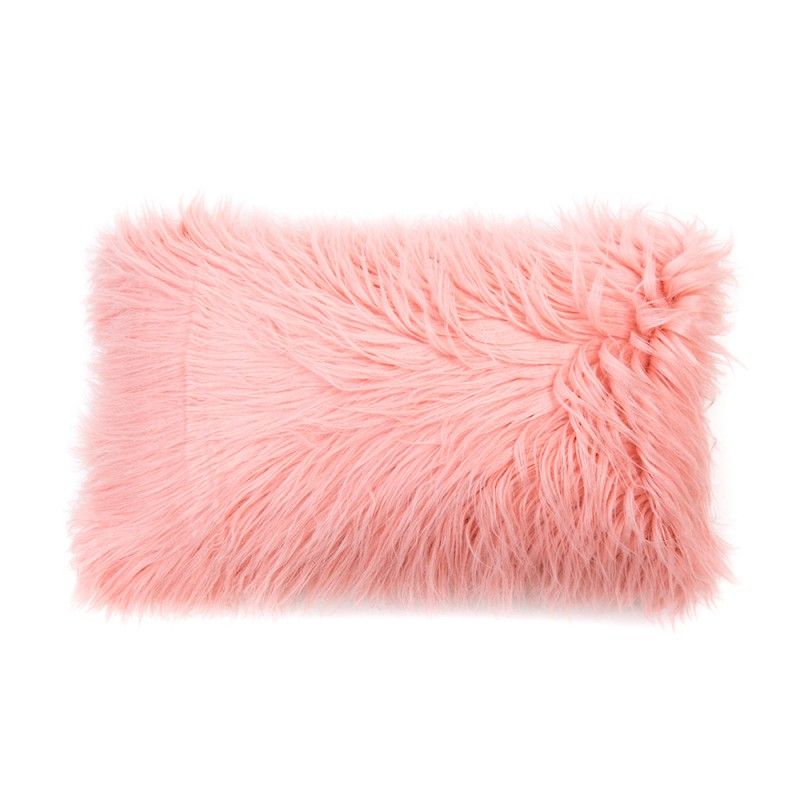 Outdoor Camping Mat Faux Fur Pillowcase Sofa Bedroom Car 12