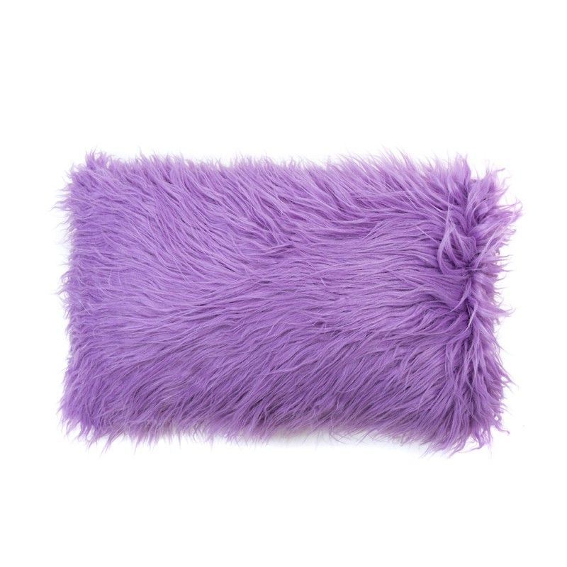 Outdoor Camping Mat Faux Fur Pillowcase Sofa Bedroom Car 12