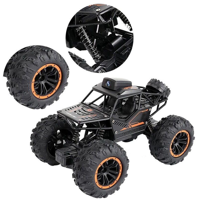 RC Car 2.4G 720P WIFI FPV HD Camera High-speed Off-road Climbing Double Steering Buggy Rock Crawler 4wd Rc Vehicles Kids Toys