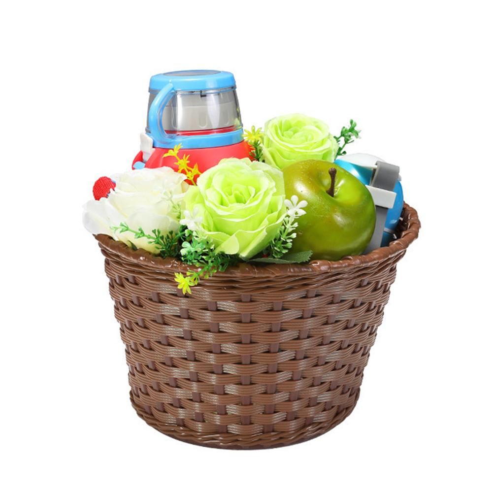 Children Adult Handmade Bicycle Front Basket Weave Cycling