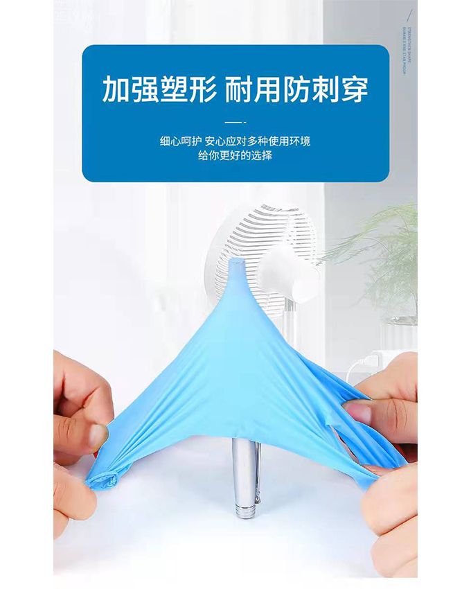 Powder Free Protective Disposable Latex Glove L (100 Pcs.)