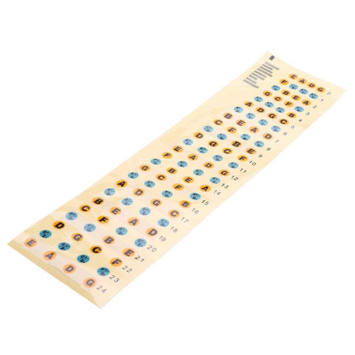 Guitar Fretboard Note Sticker(Bass-Multicolor)