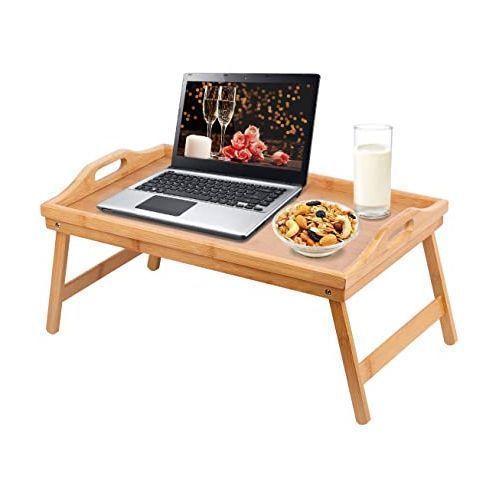 Bamboo Bed Tray With Foldable Legs