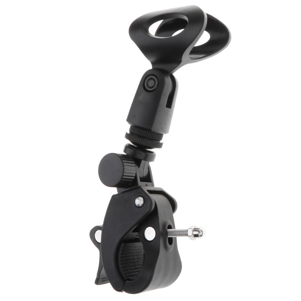 Adjustable Rotatable Light Microphone Stand Tripod Mic Stands Mic Clip