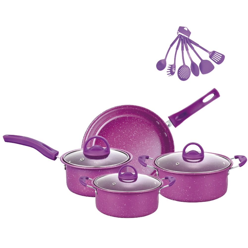 Non-Stick Pots And Pans Set 13-Piece Kitchen Utensil Set