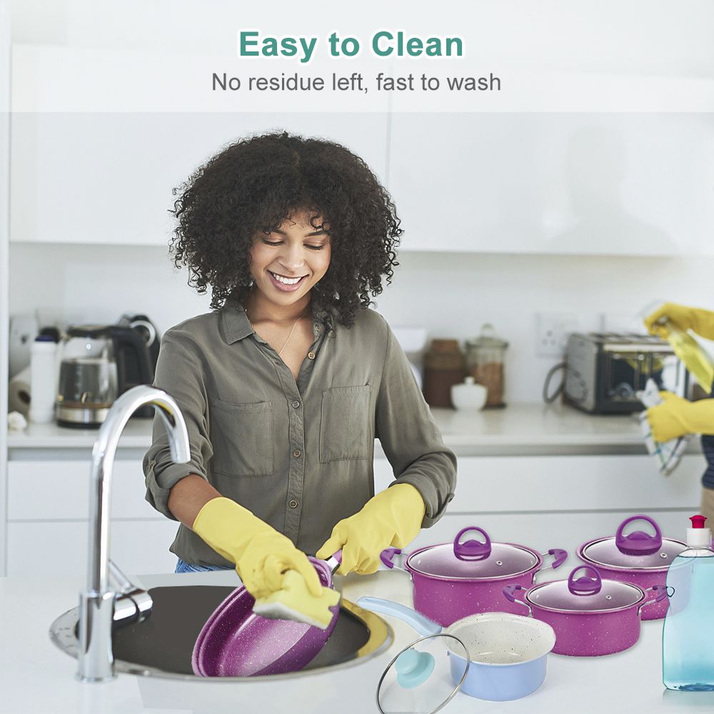 Non-Stick Pots And Pans Set 13-Piece Kitchen Utensil Set