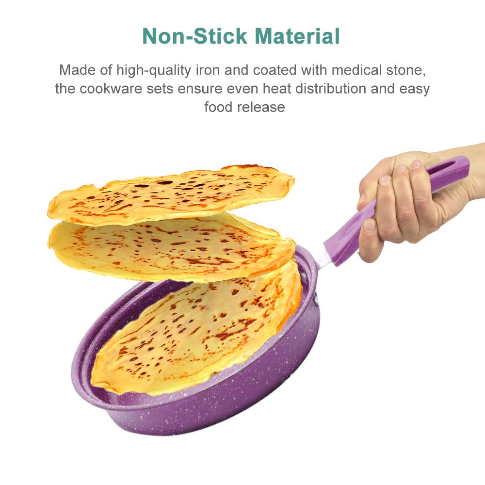 Non-Stick Pots And Pans Set 13-Piece Kitchen Utensil Set