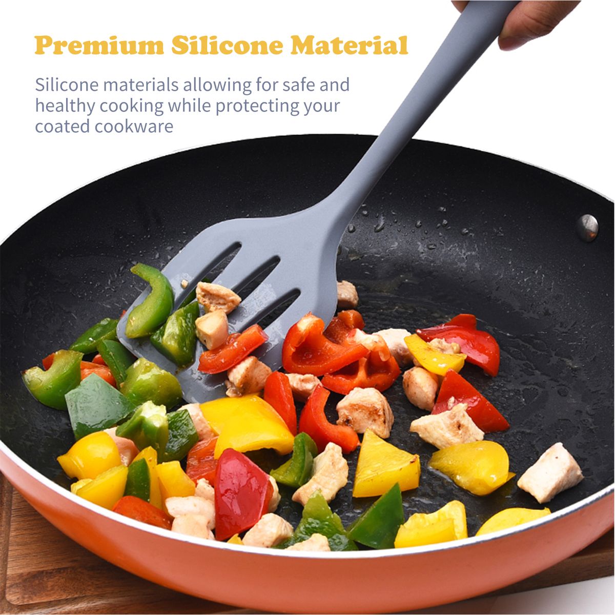 13PCS Cooking Utensils Kitchen Utensil Set Silicone