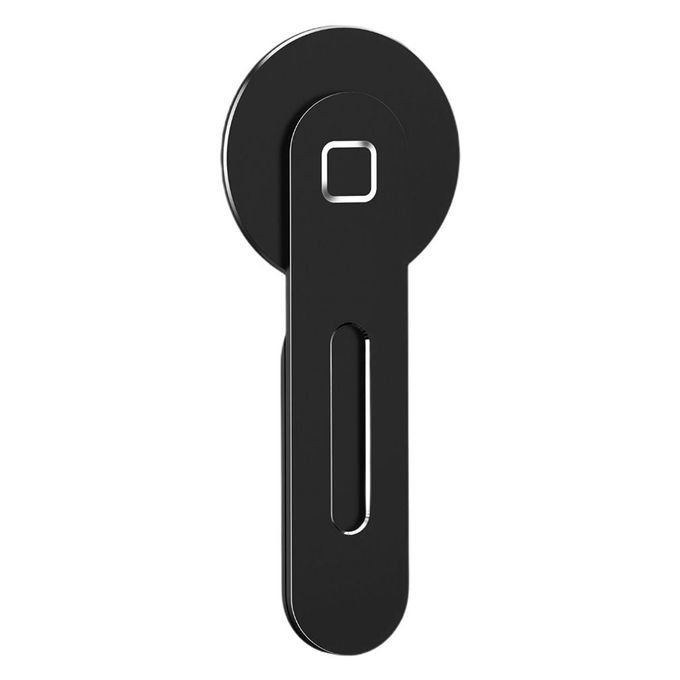 Adjustable Laptop Stand Magnetic Clip On Tablet Phone Holder Black