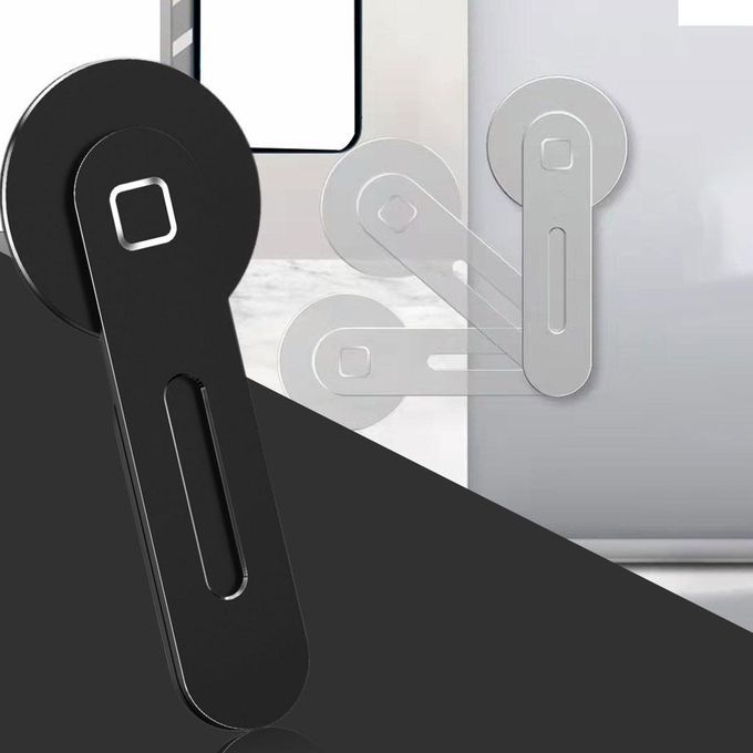 Adjustable Laptop Stand Magnetic Clip On Tablet Phone Holder Black