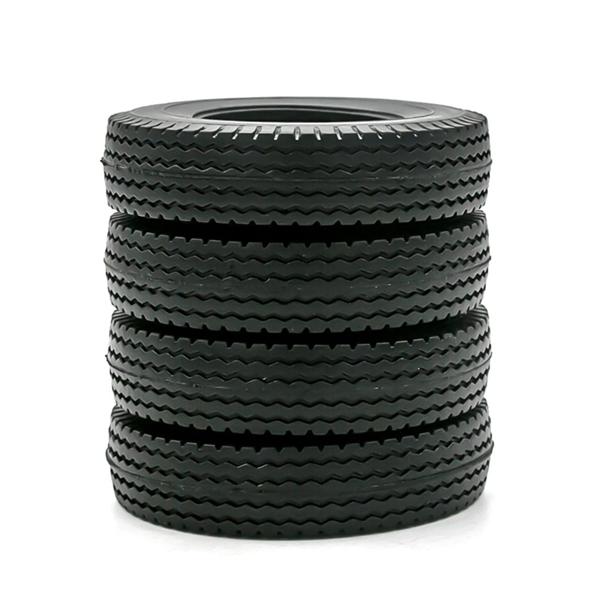 RC Crawler Rubber Tires RC Car Tires 4pcs Replacement for 1/14 Tamiya Tractor