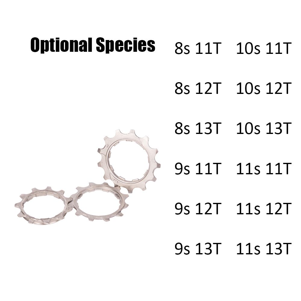 8/9/10/11 Speed 11T/12T/13T Freewheel Flywheel Pinion For