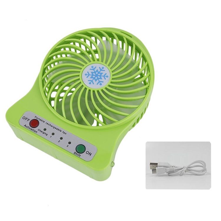 Portable Adjustable USB 1PC Speed Fans Fan Fan Home Desk Mini 3 Office Cooler Summer Cooler Air Rechargeable