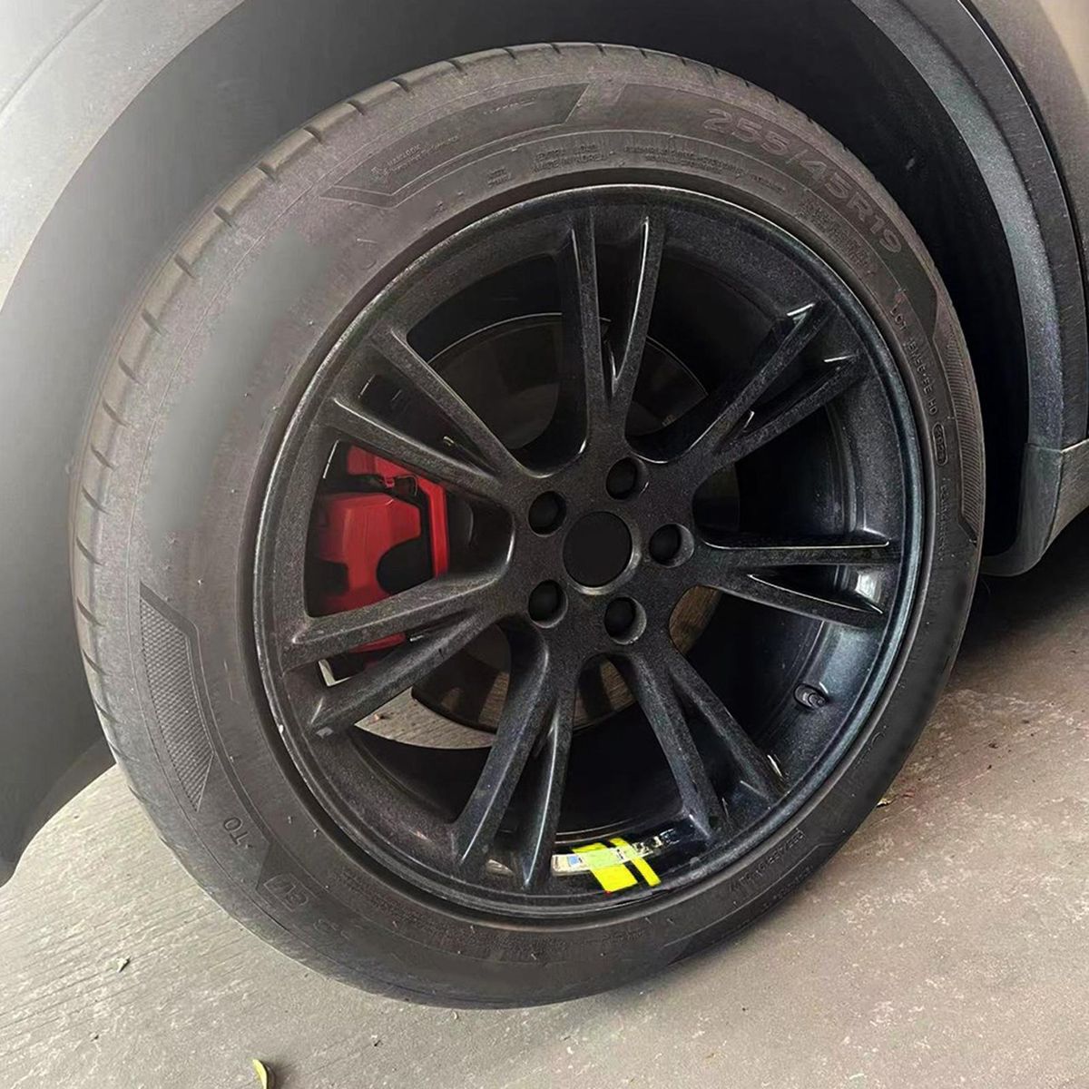 6PCS Reflective Car Wheel  Sticker Vinyl Precision Cut Decal Sticker Stripe Racing Wheel Hub Decals for Size 16'' - 21''
