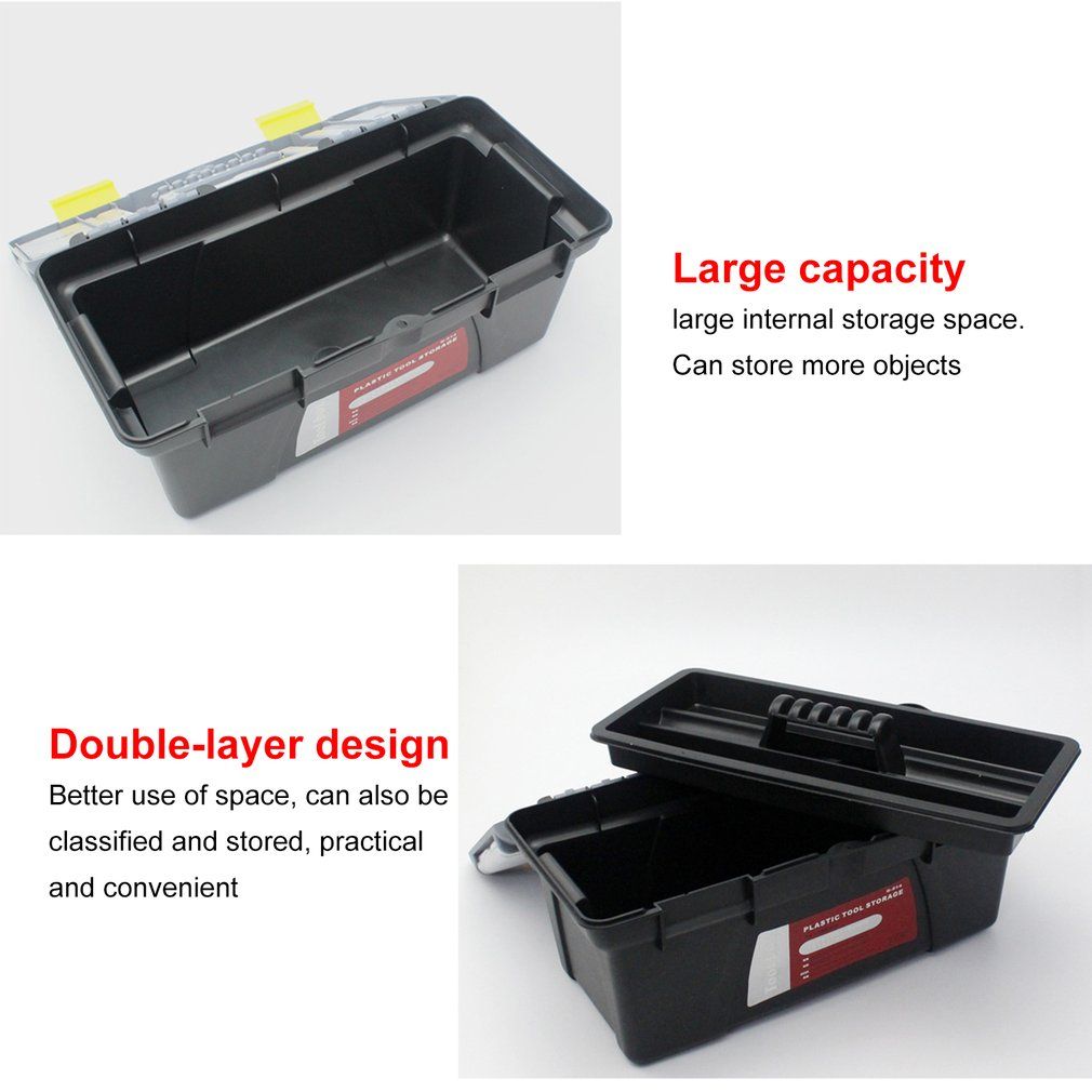 Hardware Toolbox Household Multifunction Repair Toolbox Car Storage Box