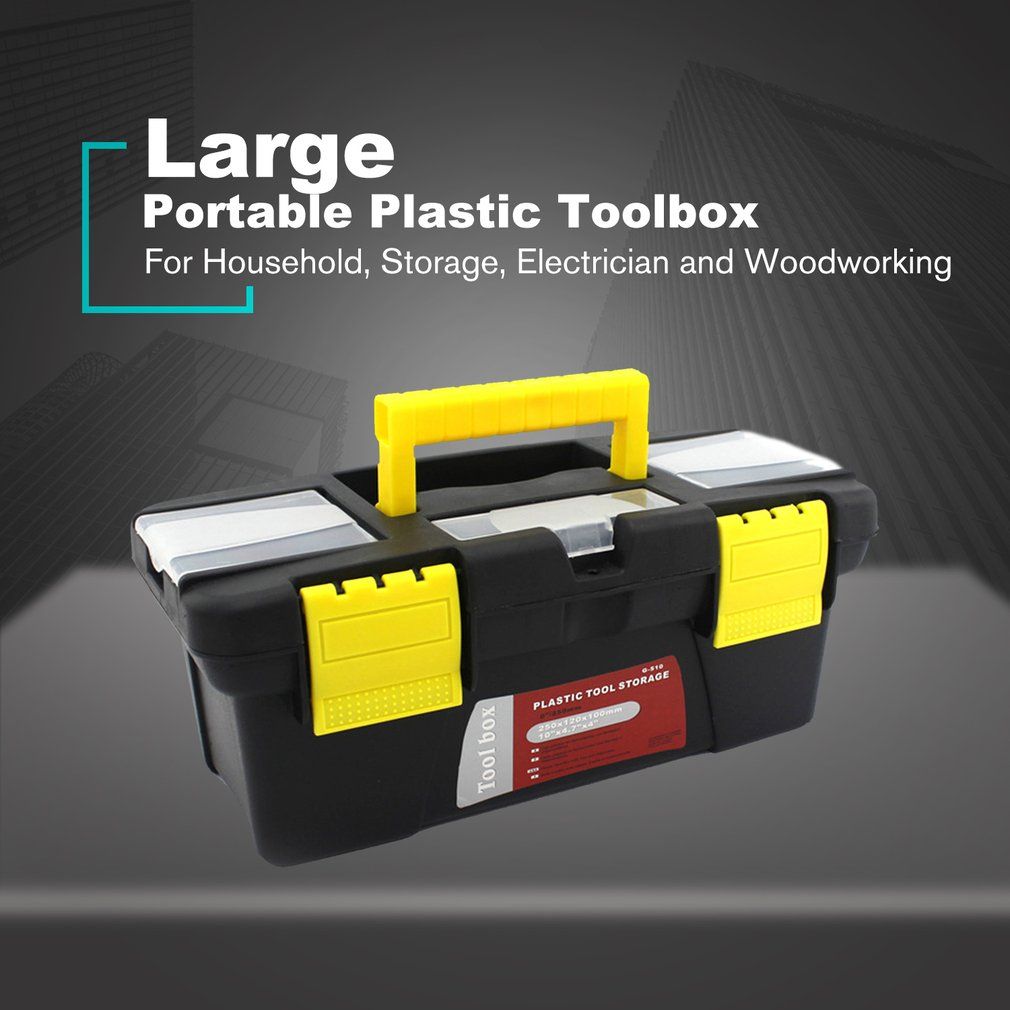 Hardware Toolbox Household Multifunction Repair Toolbox Car Storage Box
