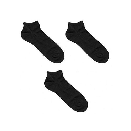 Men's Ankle Socks - 3 Pairs - White