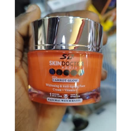 Carrot Glow Face Cream For Lightening, Anti-spots, Anti-aging For Facial Glow -50g