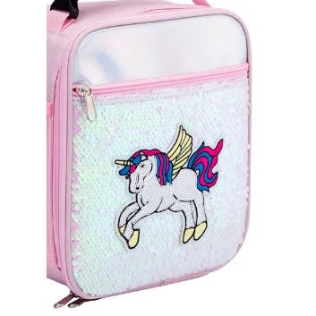 Girls Unicorn Sequin Lunchbag