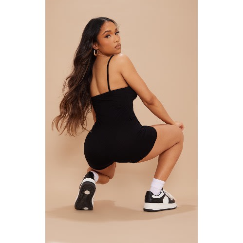 Ladies Playsuit- Black