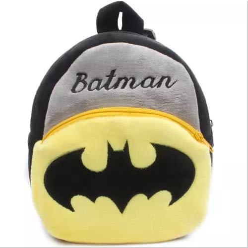 Cute Toddler Batman Cartoon Plush Kids Bag For 1-3 Years