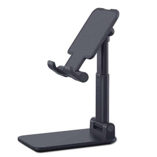 Foldable Desktop Tablet Phone Holder - Black