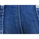Ladies Stretchy Denim Bumshort- Blue