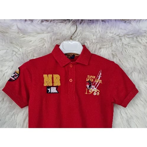 Boys Red Polo Shirt