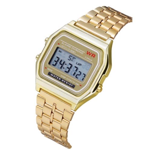Chain Wristwatch- Gold