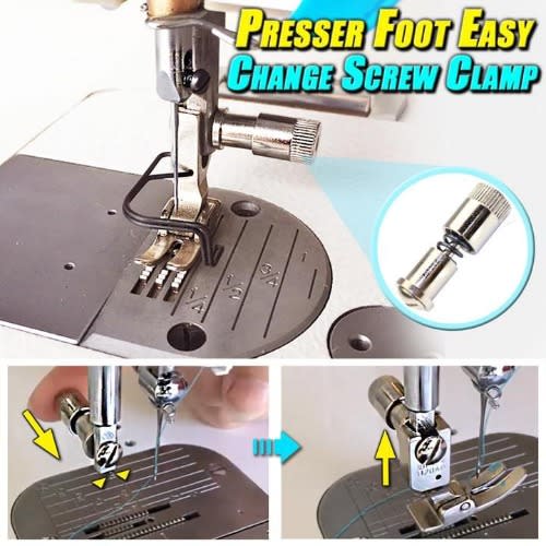 6Pieces  Industrial Sewing Machine Presser Foot With Change Clamp