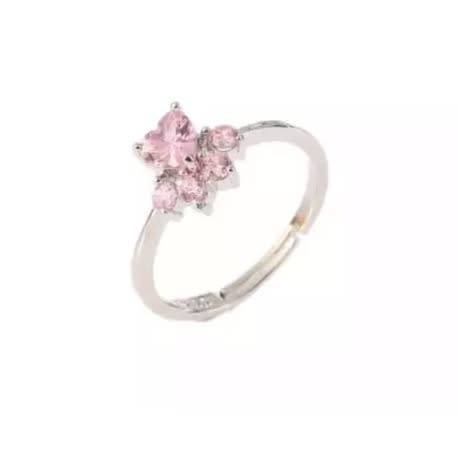 Adjustable Lady's Wedding Rings 2 Pieces - With Gift Box