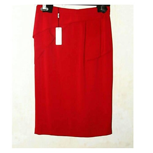 One Button Long Sleeves Skirt Suit