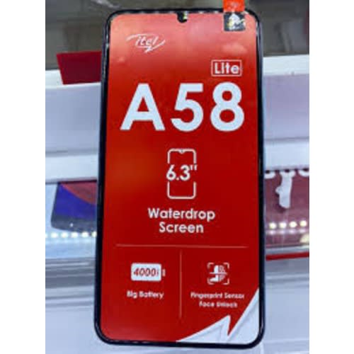 A58 Lite - 6.3" - 16GB ROM - 1GB RAM - Dual Sim - 4000mah - Black
