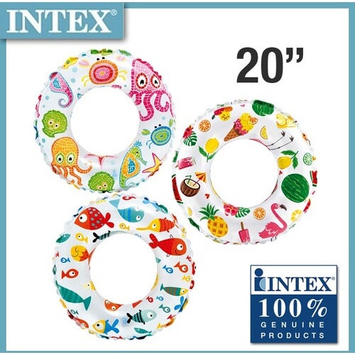 Lively Print Swim Ring - Set Of 3